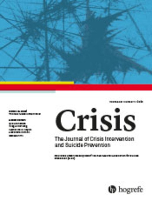The Journal of Crisis Intervention and Suicide Prevention by hogrefe